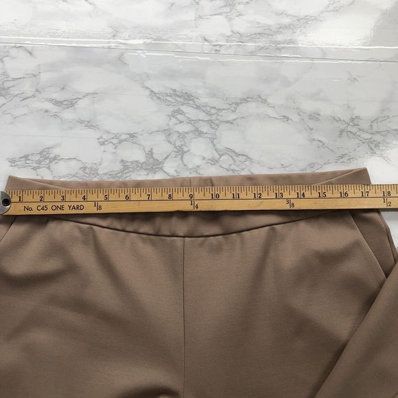 Eileen Fisher Tan Wide Leg Pants - Picture 9 of 11